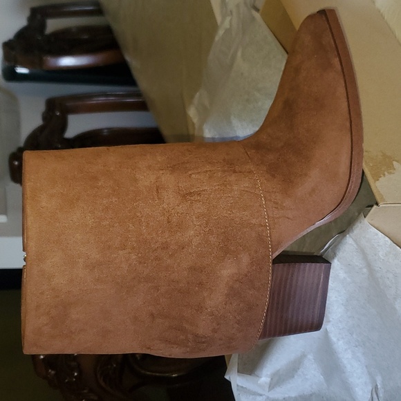 Jessica simpson Lerra foldover Bootie brown - Picture 12 of 16